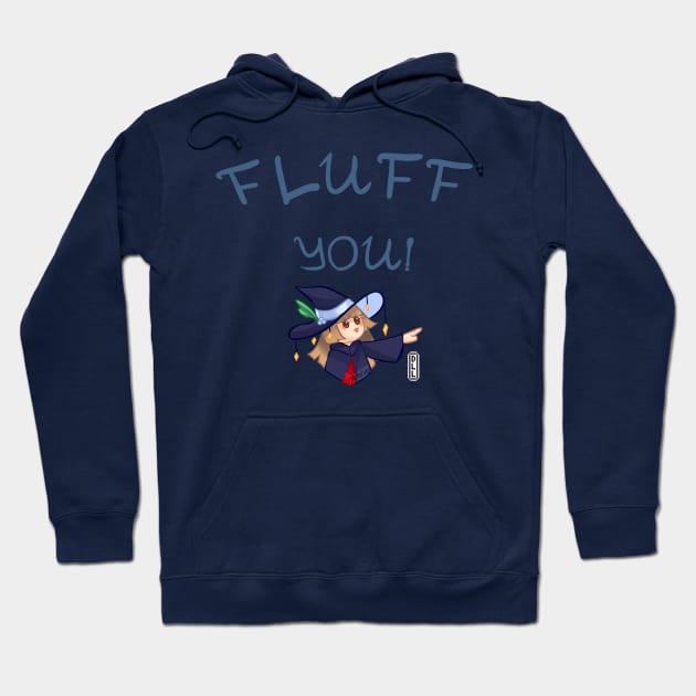 Fluff you - right Hoodie by darklightlantern@gmail.com